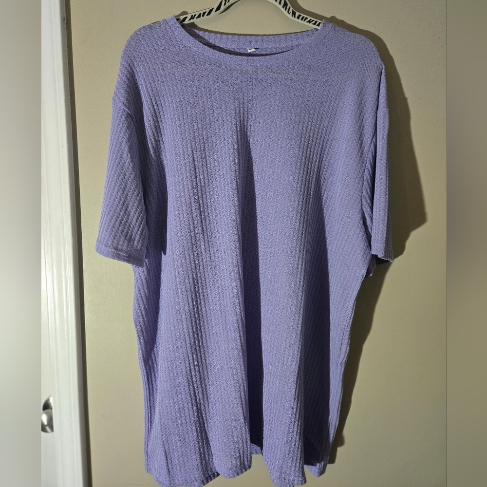 Lavender Textured Top